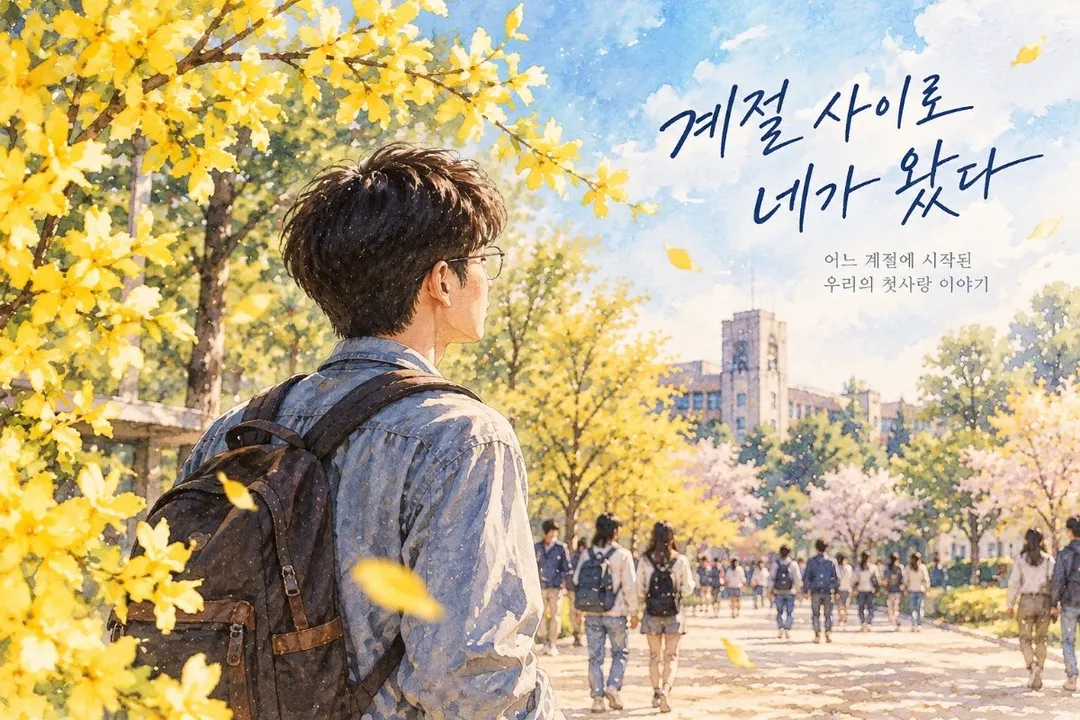 계절 사이로 네가 왔다 표지